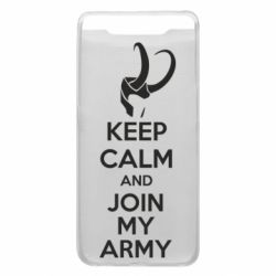 Чехол для Samsung A80 KEEP CALM and JOIN MY ARMY - PrintSalon