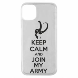 Чехол для iPhone 11 Pro KEEP CALM and JOIN MY ARMY - PrintSalon