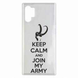 Чехол для Samsung Note 10 Plus KEEP CALM and JOIN MY ARMY - PrintSalon