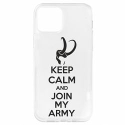 Чехол для iPhone 12 Pro KEEP CALM and JOIN MY ARMY - PrintSalon
