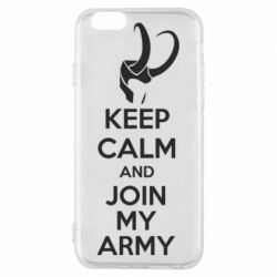 Чехол для iPhone 6/6S KEEP CALM and JOIN MY ARMY - PrintSalon