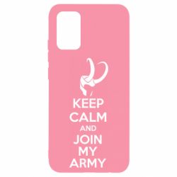 Чехол для Samsung A02s/M02s KEEP CALM and JOIN MY ARMY - PrintSalon