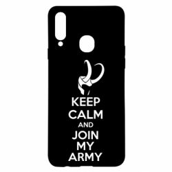 Чехол для Samsung A20s KEEP CALM and JOIN MY ARMY - PrintSalon