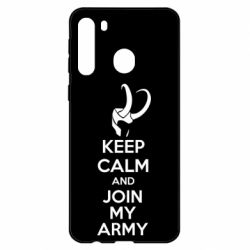 Чехол для Samsung A21 KEEP CALM and JOIN MY ARMY - PrintSalon