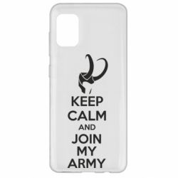 Чехол для Samsung A31 KEEP CALM and JOIN MY ARMY - PrintSalon