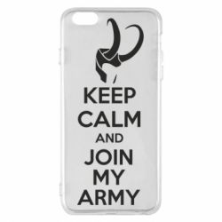 Чехол для iPhone 6 Plus/6S Plus KEEP CALM and JOIN MY ARMY - PrintSalon