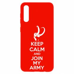 Чехол для Samsung A50 KEEP CALM and JOIN MY ARMY - PrintSalon