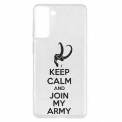 Чехол для Samsung S21+ KEEP CALM and JOIN MY ARMY - PrintSalon