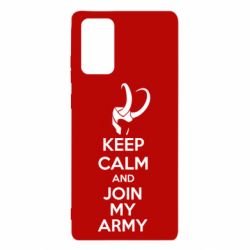Чехол для Samsung Note 20 KEEP CALM and JOIN MY ARMY - PrintSalon