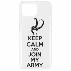 Чехол для Oppo Reno 4 Lite KEEP CALM and JOIN MY ARMY