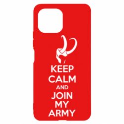 Чехол для Xiaomi Mi11 Lite KEEP CALM and JOIN MY ARMY - PrintSalon