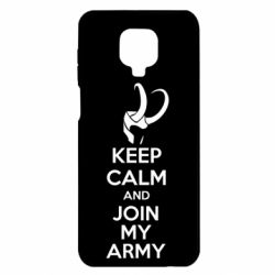 Чехол для Xiaomi Redmi Note 9S/9Pro/9Pro Max KEEP CALM and JOIN MY ARMY - PrintSalon