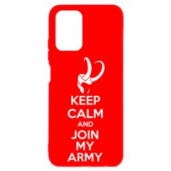 Чехол для Xiaomi Redmi Note 10 KEEP CALM and JOIN MY ARMY - PrintSalon