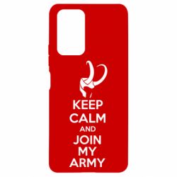 Чехол для Xiaomi Redmi Note 10 Pro KEEP CALM and JOIN MY ARMY - PrintSalon