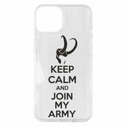 Чехол для iPhone 14 KEEP CALM and JOIN MY ARMY - PrintSalon