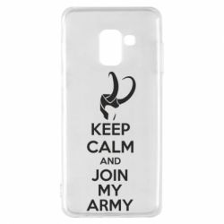 Чехол для Samsung A8 2018 KEEP CALM and JOIN MY ARMY - PrintSalon