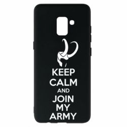 Чехол для Samsung A8+ 2018 KEEP CALM and JOIN MY ARMY - PrintSalon
