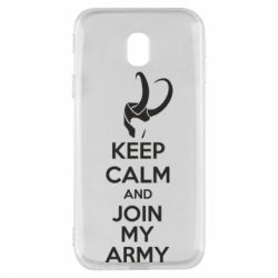 Чехол для Samsung J3 2017 KEEP CALM and JOIN MY ARMY - PrintSalon