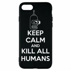 Чохол для iPhone 8 KEEP CALM and KILL ALL HUMANS - PrintSalon