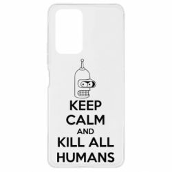 Чохол для Xiaomi Redmi Note 10 Pro KEEP CALM and KILL ALL HUMANS - PrintSalon