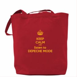Эко-сумка KEEP CALM and LISTEN to DEPECHE MODE - PrintSalon