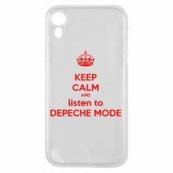 Чехол для iPhone XR KEEP CALM and LISTEN to DEPECHE MODE - PrintSalon