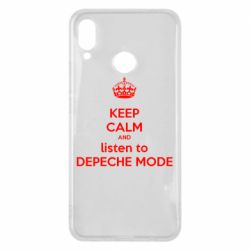 Чехол для Huawei P Smart Plus 2018 KEEP CALM and LISTEN to DEPECHE MODE - PrintSalon