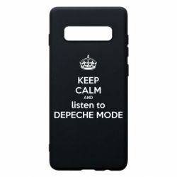 Чехол для Samsung S10+ KEEP CALM and LISTEN to DEPECHE MODE - PrintSalon