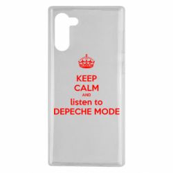 Чехол для Samsung Note 10 KEEP CALM and LISTEN to DEPECHE MODE - PrintSalon