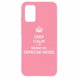 Чехол для Samsung A02s/M02s KEEP CALM and LISTEN to DEPECHE MODE - PrintSalon