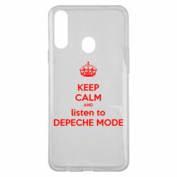 Чехол для Samsung A20s KEEP CALM and LISTEN to DEPECHE MODE - PrintSalon
