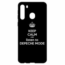 Чехол для Samsung A21 KEEP CALM and LISTEN to DEPECHE MODE - PrintSalon