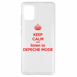 Чехол для Samsung A51 KEEP CALM and LISTEN to DEPECHE MODE - PrintSalon