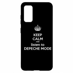 Чехол для Samsung S20 KEEP CALM and LISTEN to DEPECHE MODE - PrintSalon