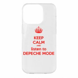 Чехол для iPhone 14 Pro KEEP CALM and LISTEN to DEPECHE MODE - PrintSalon