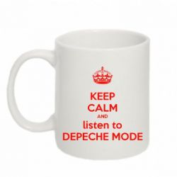 Чашка 320ml KEEP CALM and LISTEN to DEPECHE MODE - PrintSalon
