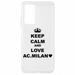 Чехол для Xiaomi Mi 10T/10T Pro Keep calm and love AC Milan - PrintSalon