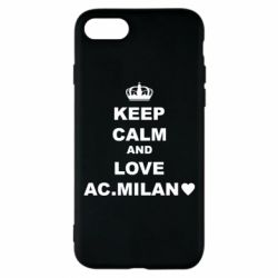 Чохол для iPhone 7 Keep calm and love AC Milan