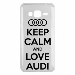 Чехол для Samsung J3 2016 Keep Calm and Love Audi - PrintSalon