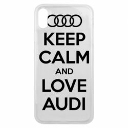 Чехол для iPhone Xs Max Keep Calm and Love Audi - PrintSalon