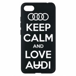 Чехол для Xiaomi Redmi 6A Keep Calm and Love Audi - PrintSalon