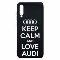 Чехол для Samsung A70 Keep Calm and Love Audi - PrintSalon