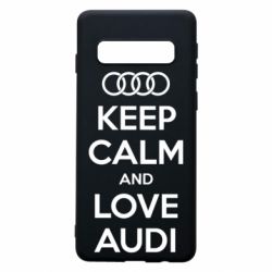 Чехол для Samsung S10 Keep Calm and Love Audi - PrintSalon