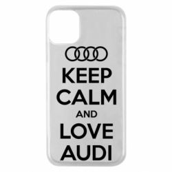 Чехол для iPhone 11 Pro Keep Calm and Love Audi - PrintSalon