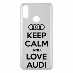 Чехол для Samsung A10s Keep Calm and Love Audi - PrintSalon