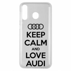 Чехол для Samsung M30 Keep Calm and Love Audi - PrintSalon