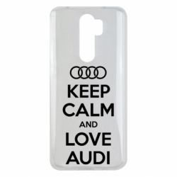 Чехол для Xiaomi Redmi Note 8 Pro Keep Calm and Love Audi - PrintSalon