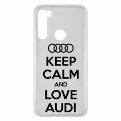Чехол для Xiaomi Redmi Note 8 Keep Calm and Love Audi - PrintSalon