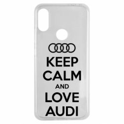 Чехол для Xiaomi Redmi Note 7 Keep Calm and Love Audi - PrintSalon