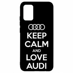 Чехол для Samsung A02s/M02s Keep Calm and Love Audi - PrintSalon